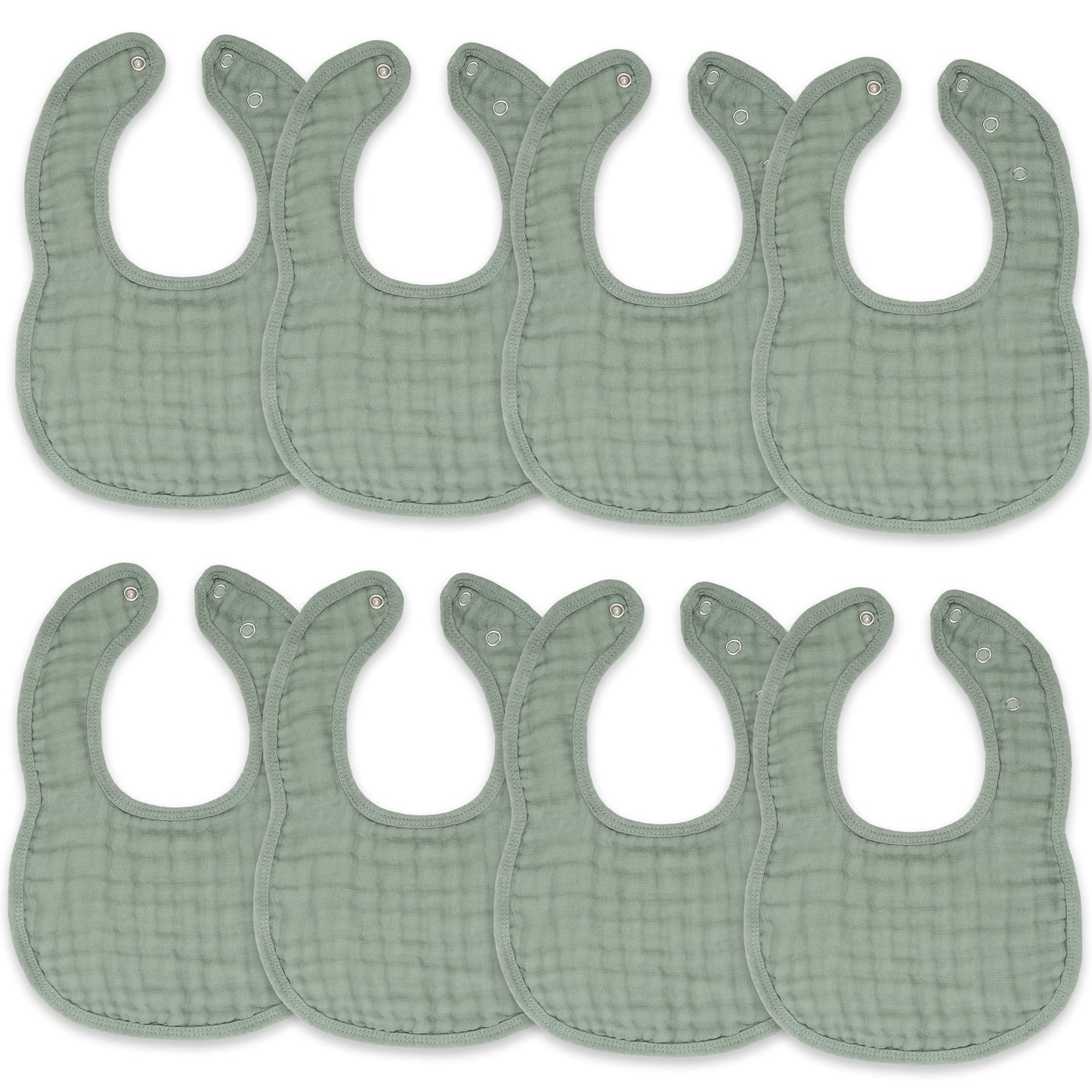 Muslin Bibs - Fern