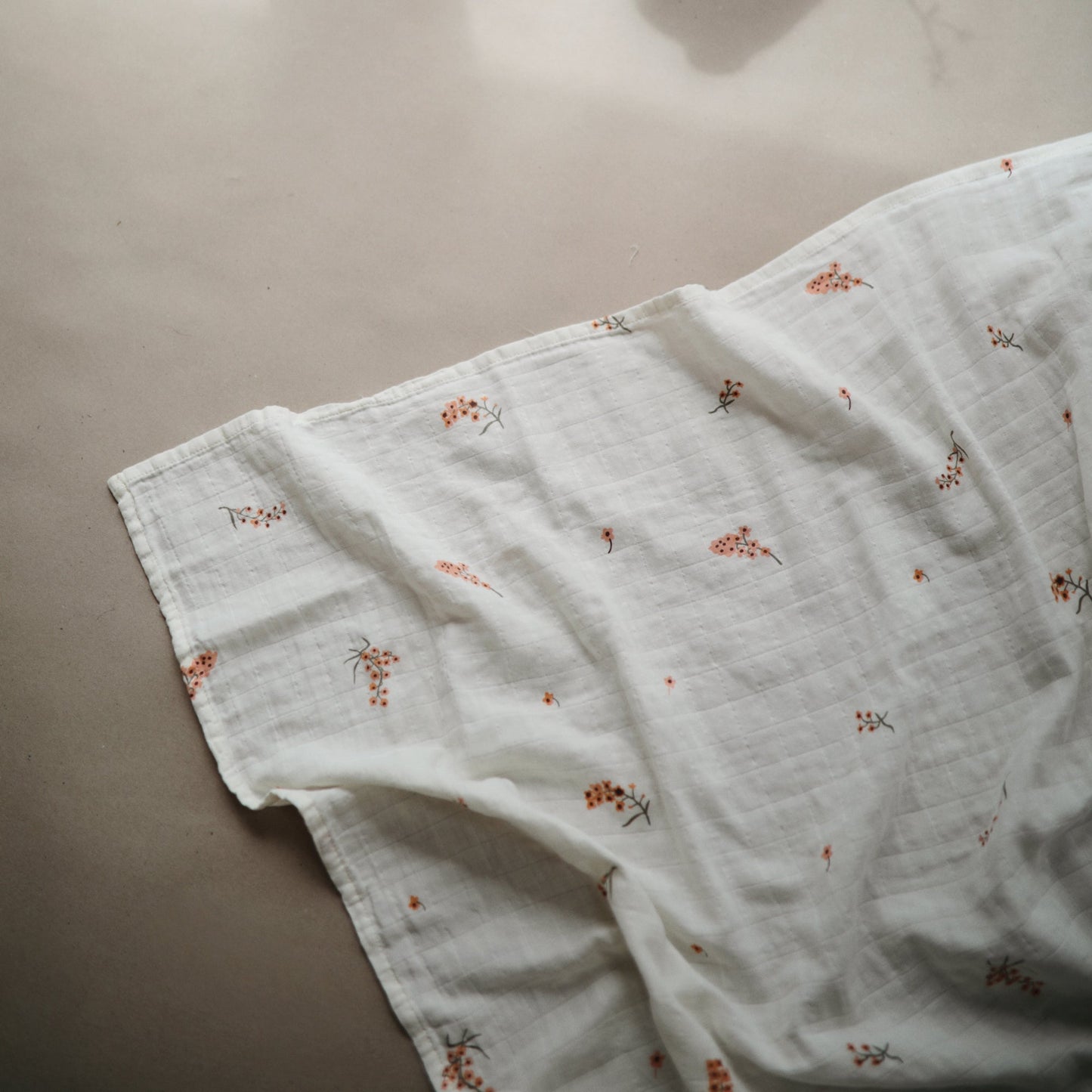 Organic Cotton Muslin Swaddle Blanket