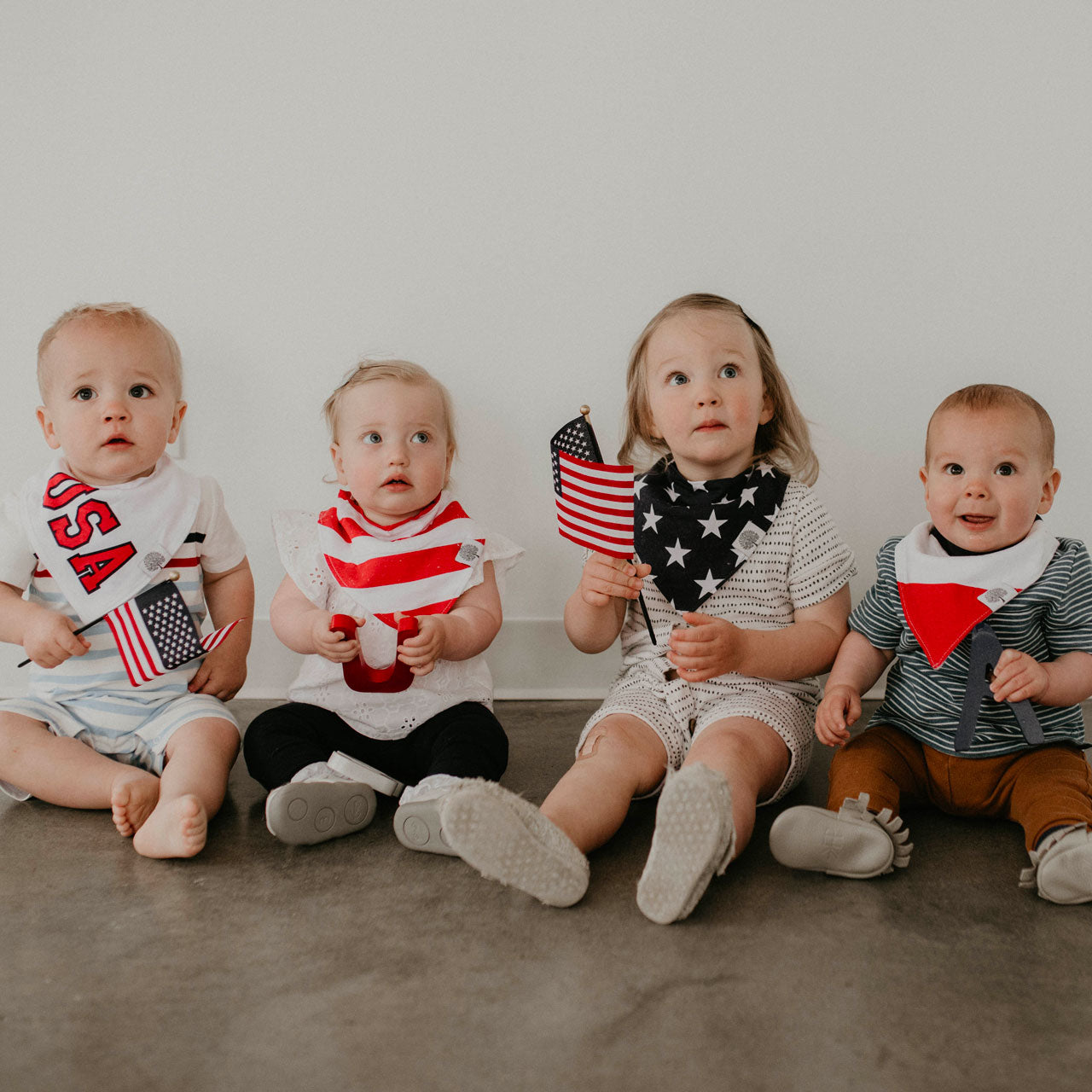 Freedom Bandana Bib Set