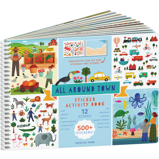 All Around Town Sticker Book