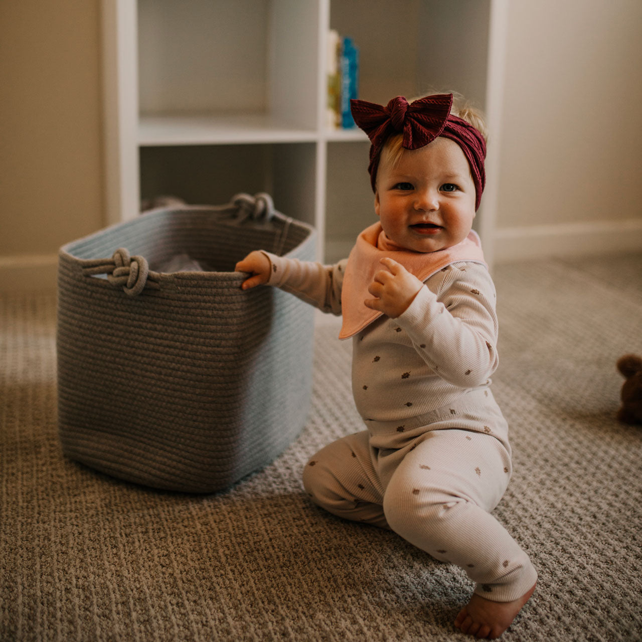 Rope Cube Storage Basket | Parker Baby Co. - additional view