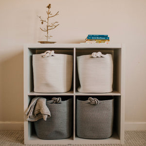 Rope Cube Storage Basket | Parker Baby Co. - additional view