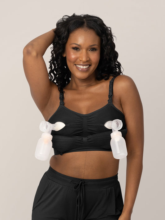 Sublime® Hands-Free Pumping & Nursing Bra | Black