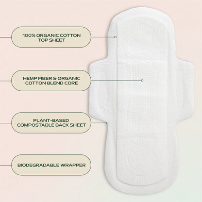 Organic Night Pads 3 Pack