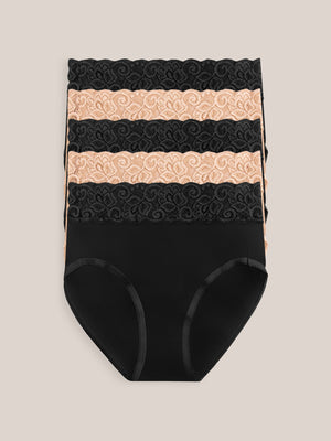 High-Waisted Postpartum Underwear Pack | Assorted Neutrals | Kindred Bravely