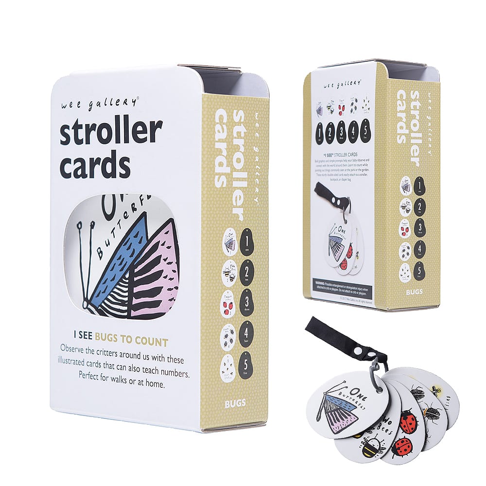 Stroller Cards - I See Bugs to Count | Wee Gallery - additional view