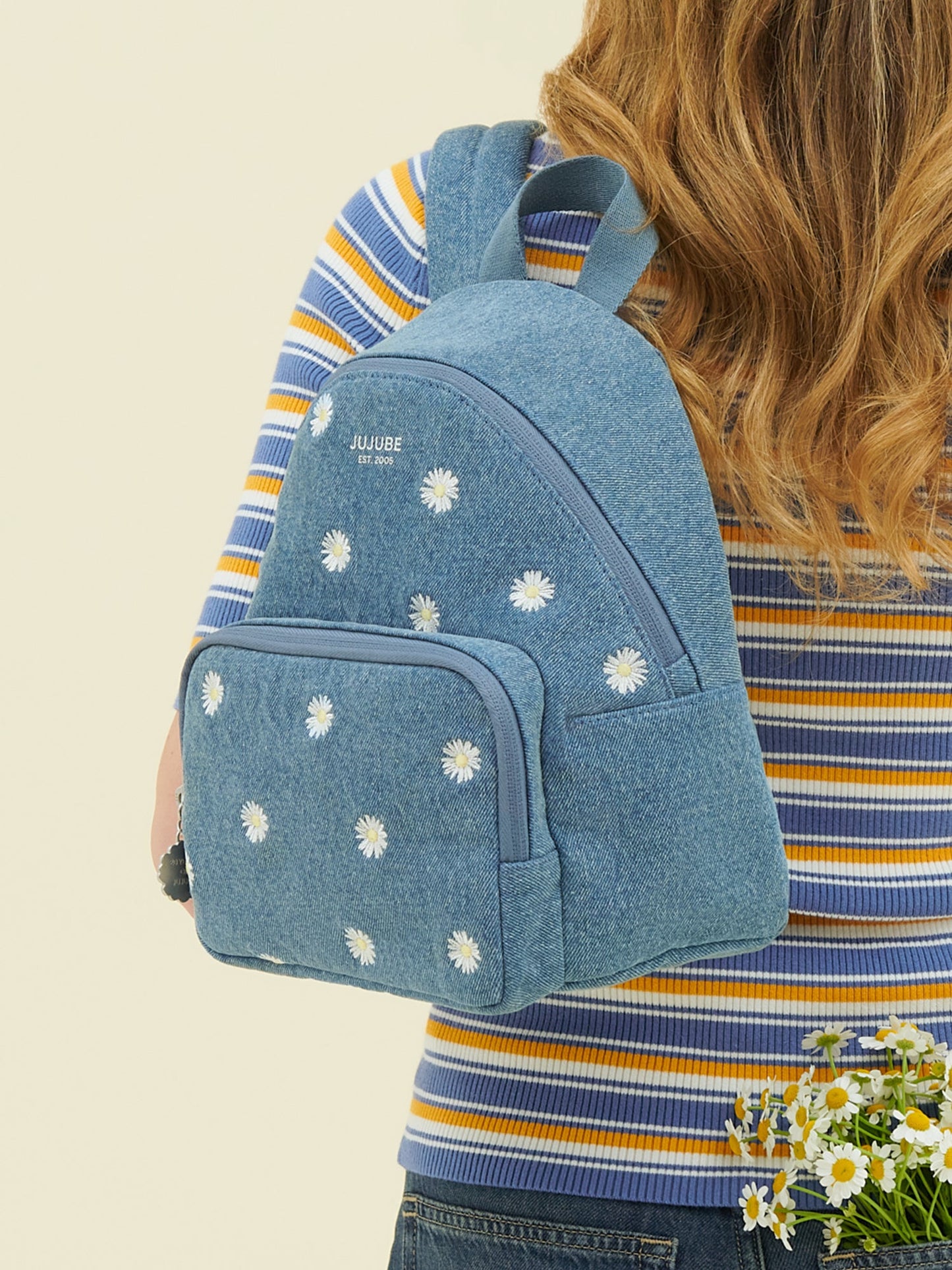 Everyday Mini Backpack - Denim & Daisies