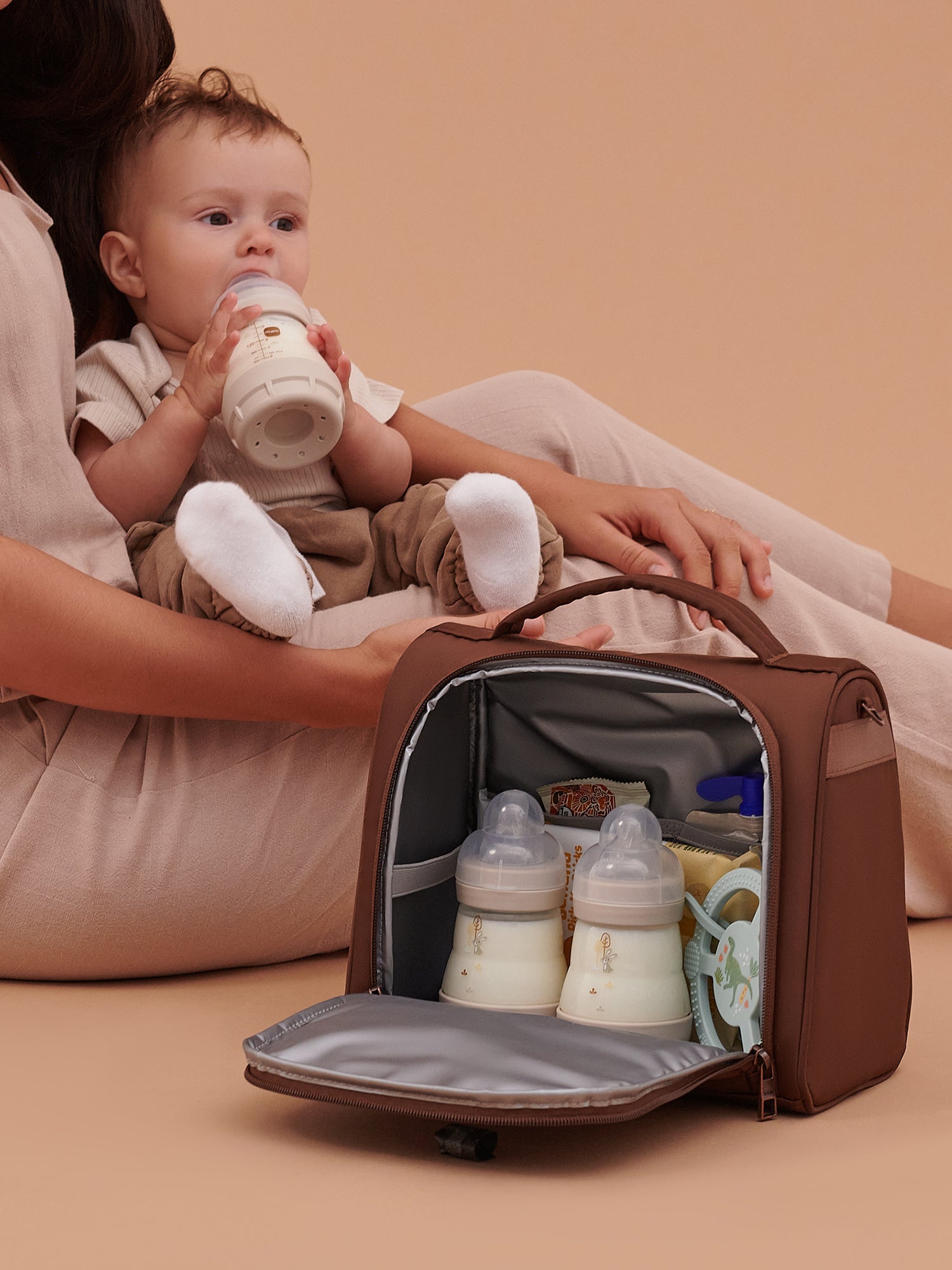 Insulated Bottle Bag - Espresso