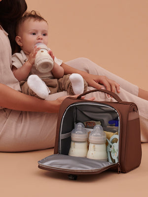 Insulated Bottle Bag - Espresso | JuJuBe - additional view
