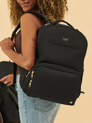 Classic Diaper Backpack - Black | JuJuBe - additional view