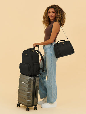Classic Diaper Backpack - Black | JuJuBe - additional view