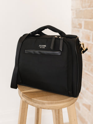 Satchel Diaper Bag - Black | JuJuBe - additional view