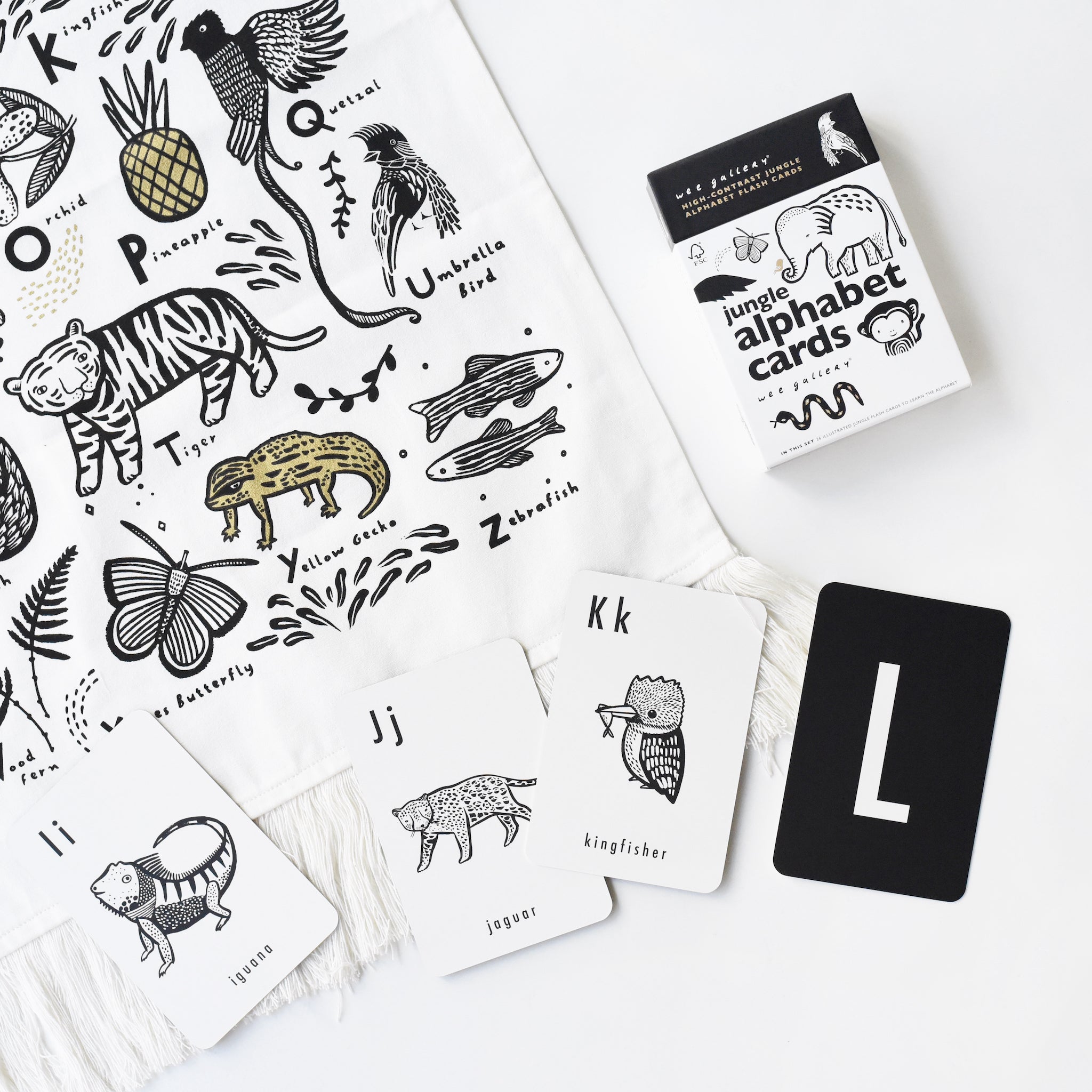Jungle Alphabet Cards | Wee Gallery - additional view