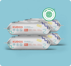 One-month supply of wipes (4 packs) | Kudos - additional view