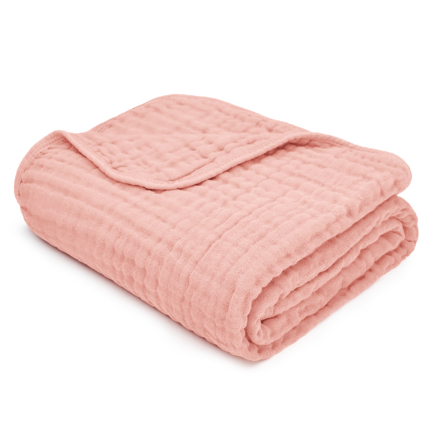 Baby Muslin Blanket in Lace Pink