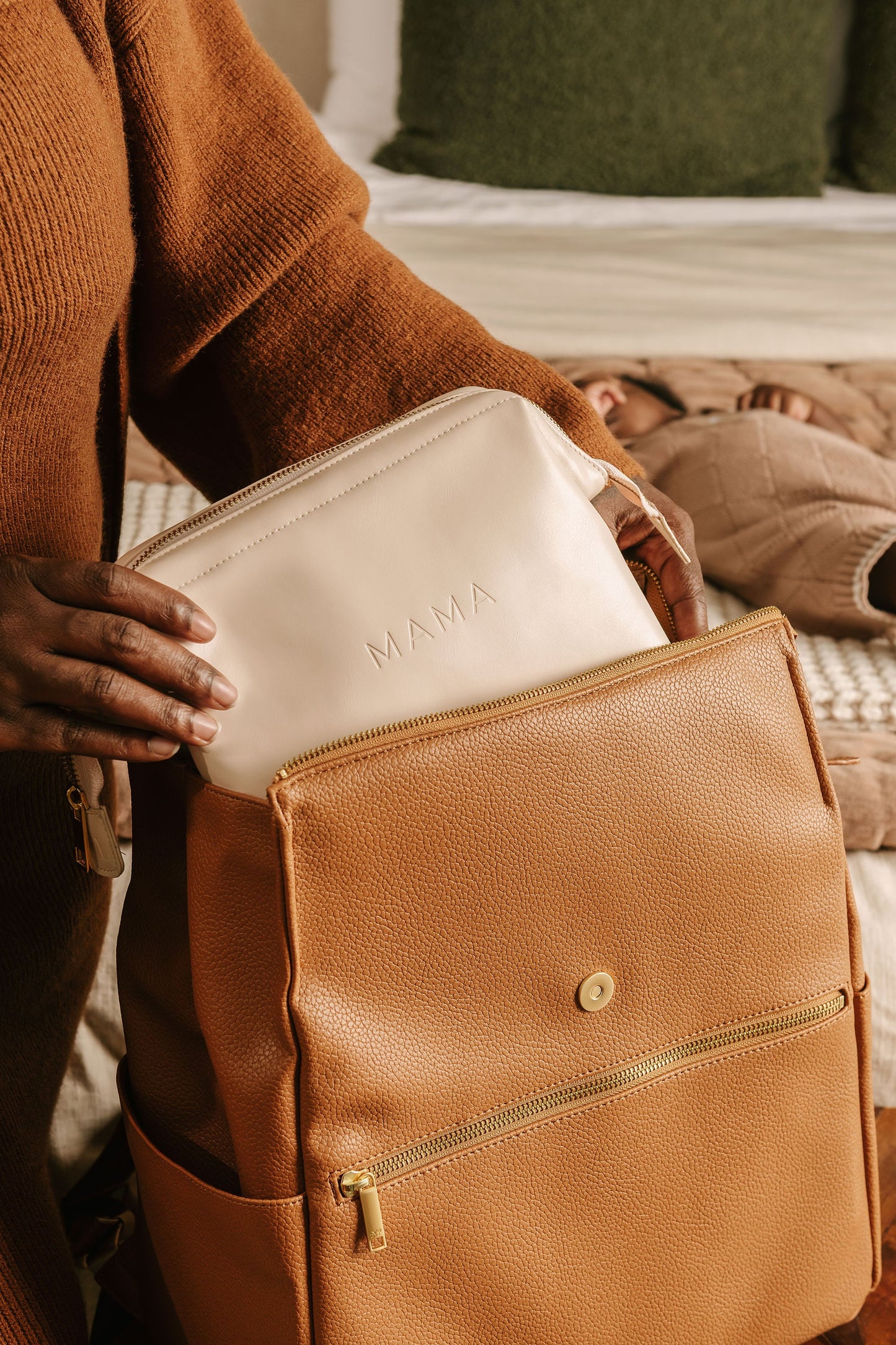 Leather Mama Carrying Bag