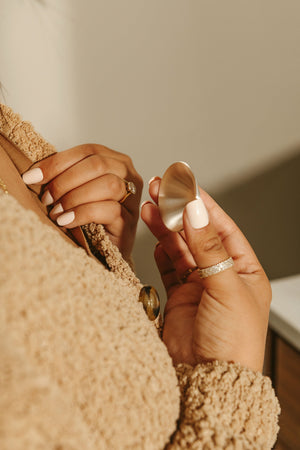999 Silver Nursing Cups | Le Lolo - additional view
