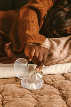 999 Silver Nursing Cups | Le Lolo - additional view