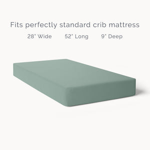 Organic Cotton Fitted Crib Sheet | Natemia - additional view
