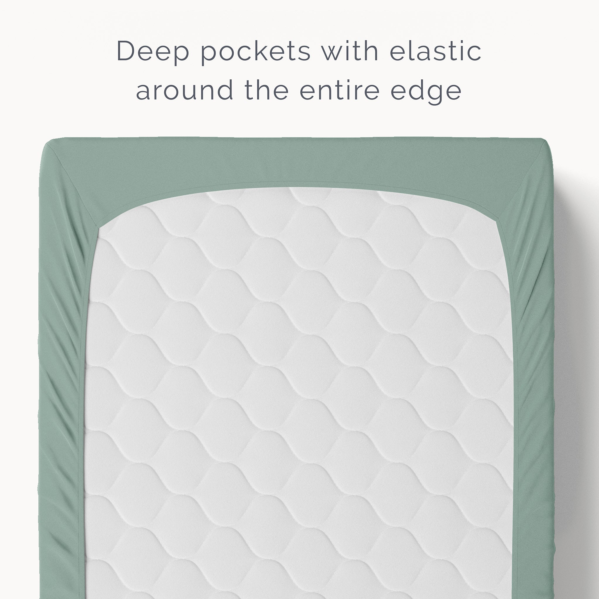 Organic Cotton Fitted Crib Sheet | Natemia - additional view