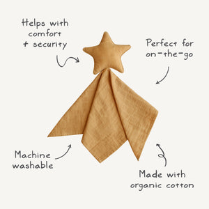 Star Lovey Blanket | Mushie - additional view