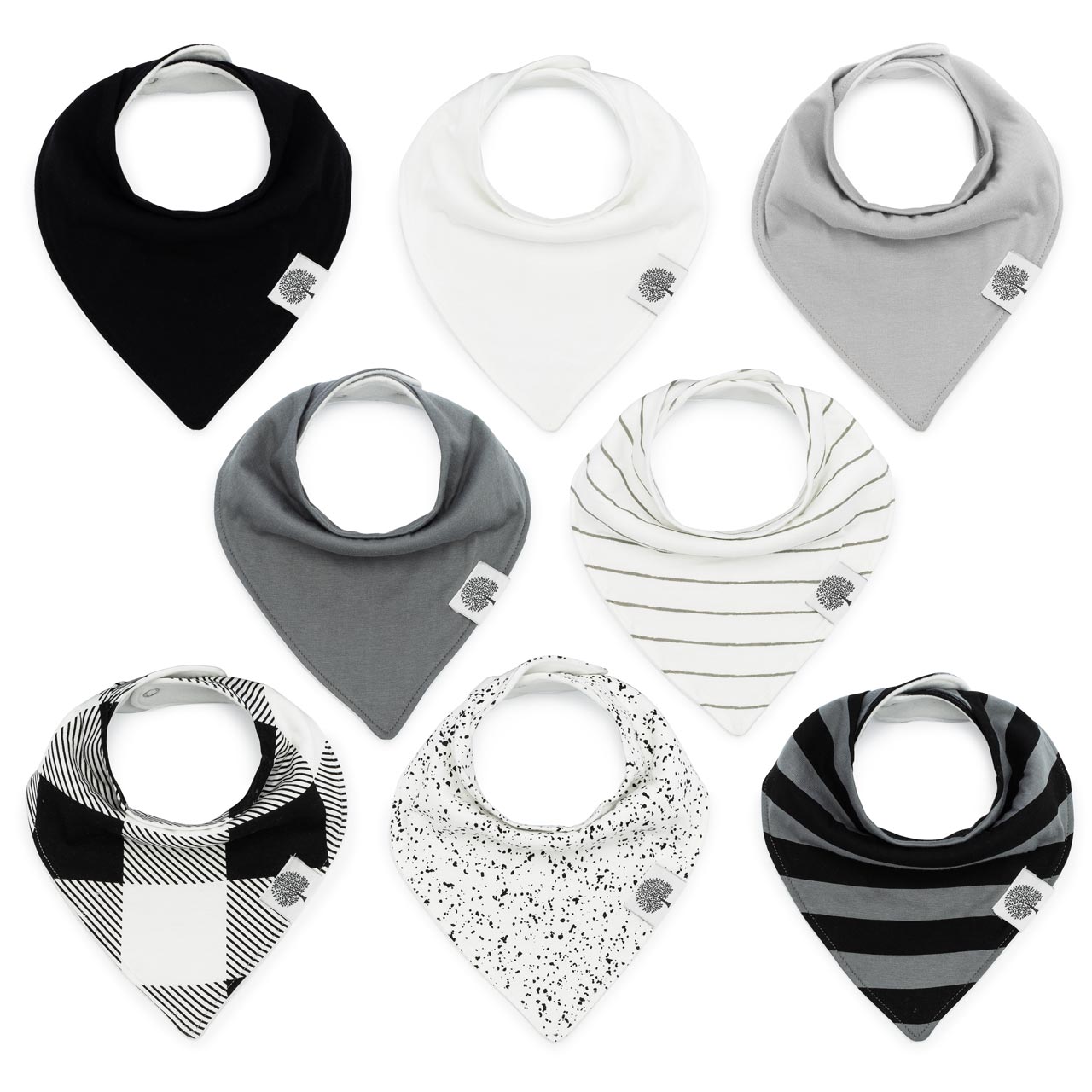 Lunar Bandana Bib Set (8 pack)