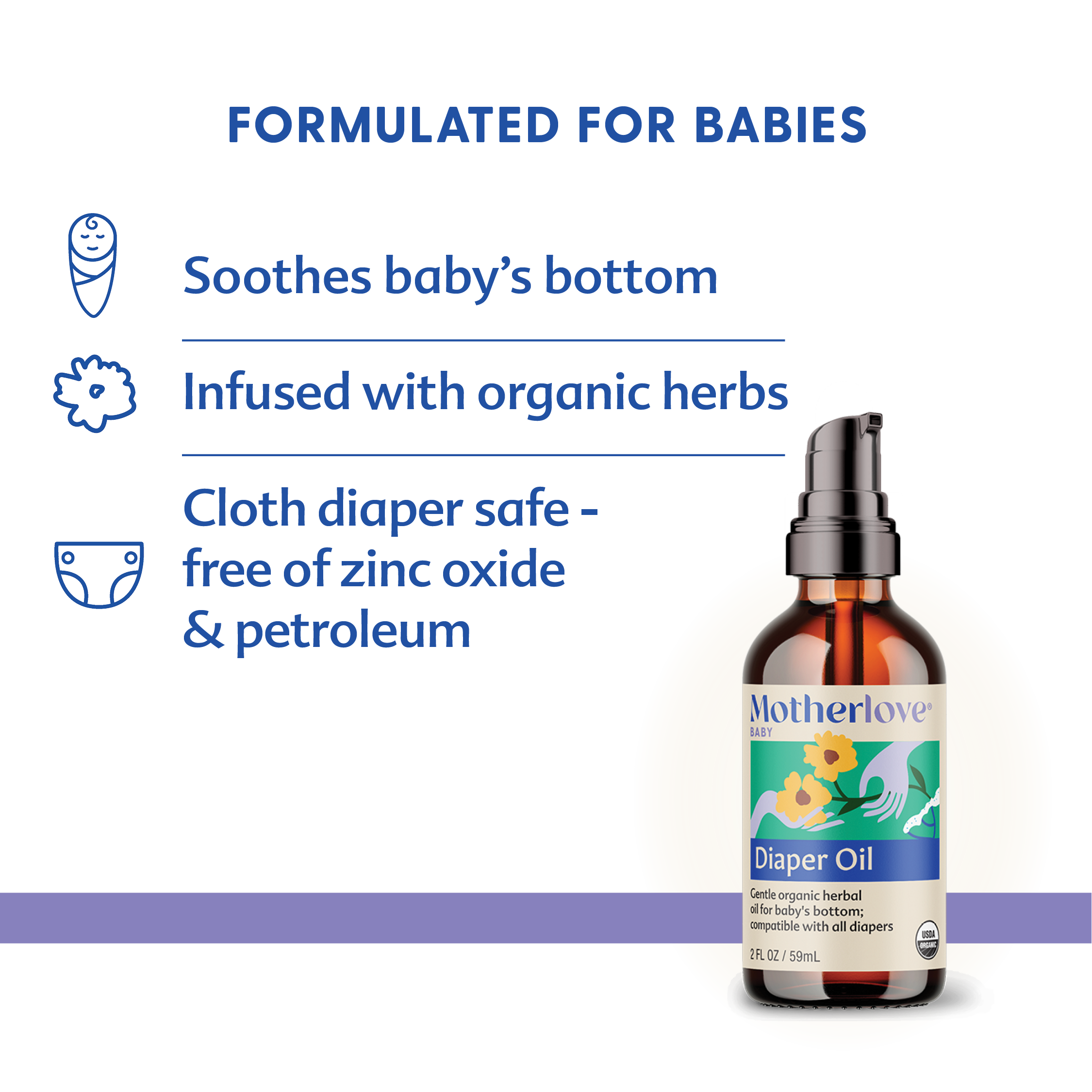 Diaper Oil | Motherlove Herbal Company - additional view