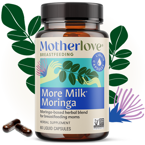 Motherlove Herbal Company More Milk® Moringa - Liquid Capsules