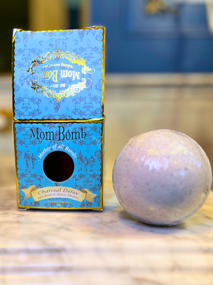 Mother Of All Bombs 7oz Charcoal Detox Lavender and Vanilla scented Bath Bomb/Shower Steamer