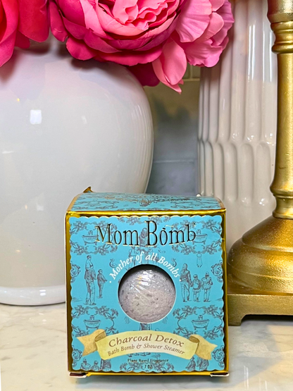 Mother Of All Bombs 7oz Charcoal Detox Lavender and Vanilla scented Bath Bomb/Shower Steamer