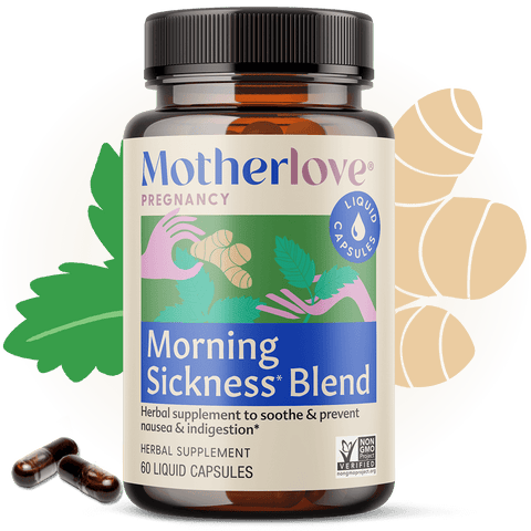 Motherlove Herbal Company Morning Sickness Blend - Liquid Capsules