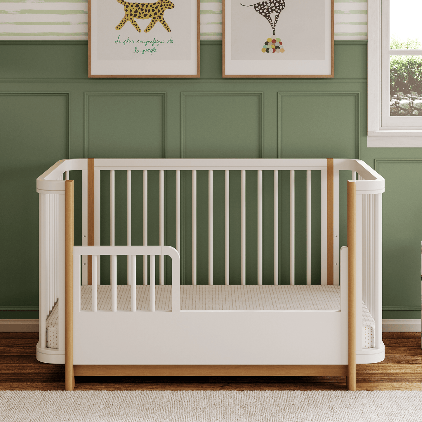 The Milan 3-in-1 Convertible Crib - Nurture&