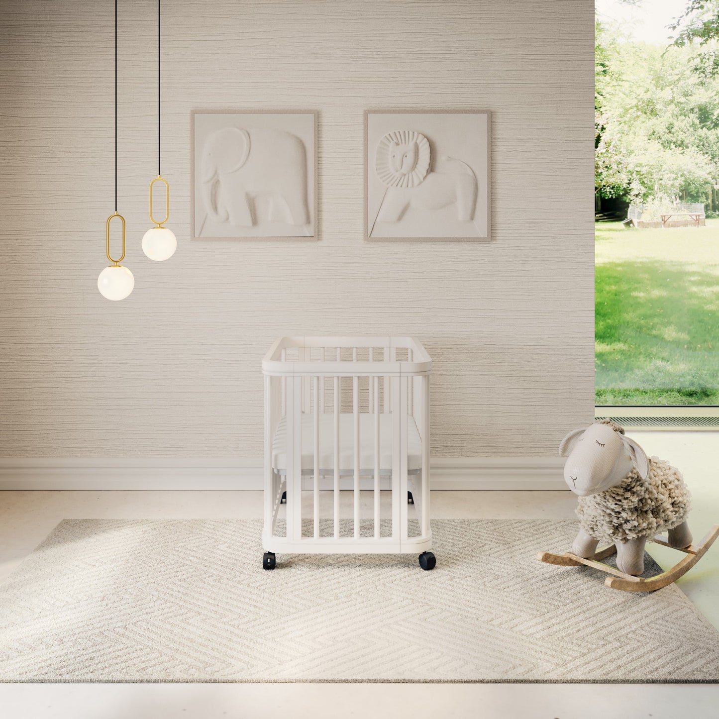 The Milan 3-in-1 Convertible Crib - Nurture&