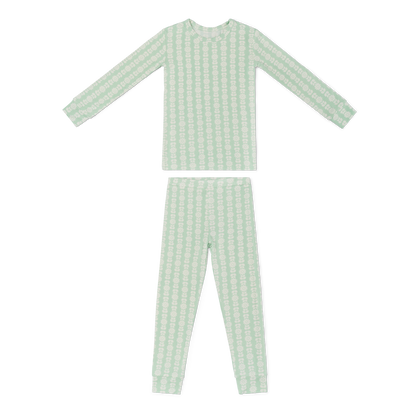 Mint Meadows Bamboo Toddler Pajama Set