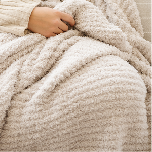 RIBBED BAMBONI® THROW BLANKETS | Saranoni - additional view