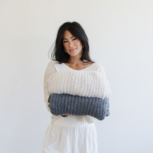 RIBBED BAMBONI® THROW BLANKETS | Saranoni - additional view