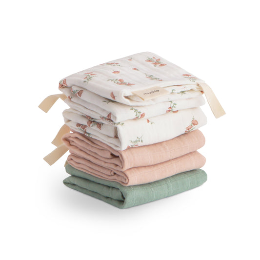 Muslin Cotton Washcloth 5-Pack