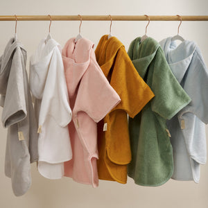 Organic Cotton Hooded Poncho | Natemia - additional view