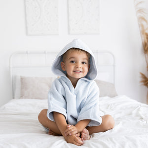Organic Cotton Hooded Poncho | Natemia - additional view