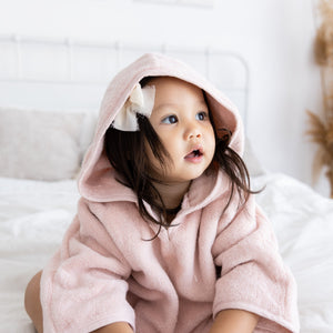 Organic Cotton Hooded Poncho | Natemia - additional view