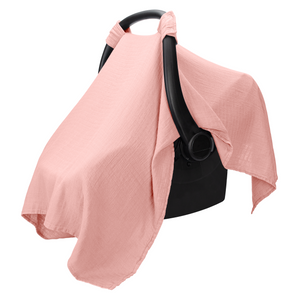 Baby Car Seat Cover in Bold Blush | Comfy Cubs