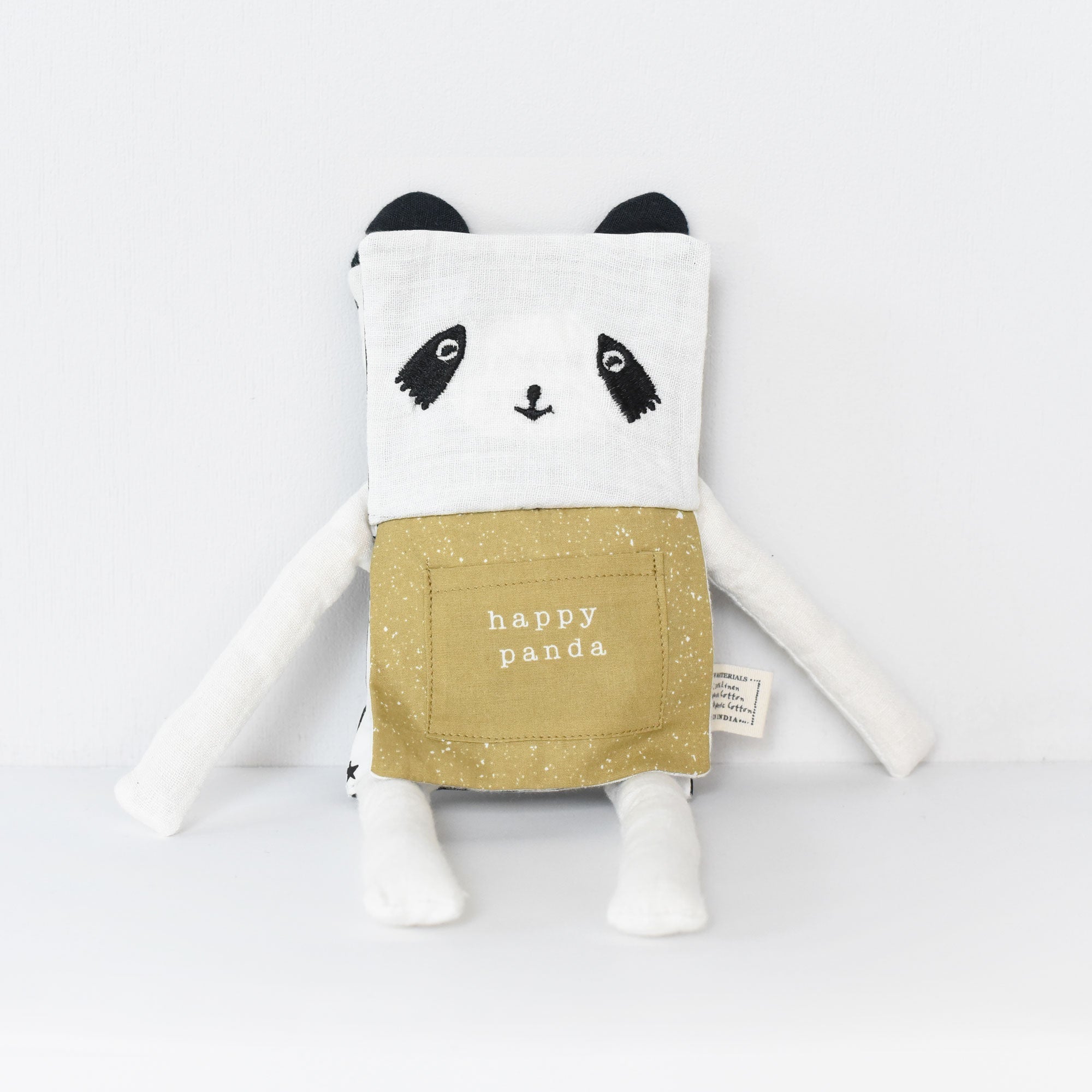 Organic Panda Flippy Friend | Wee Gallery - additional view
