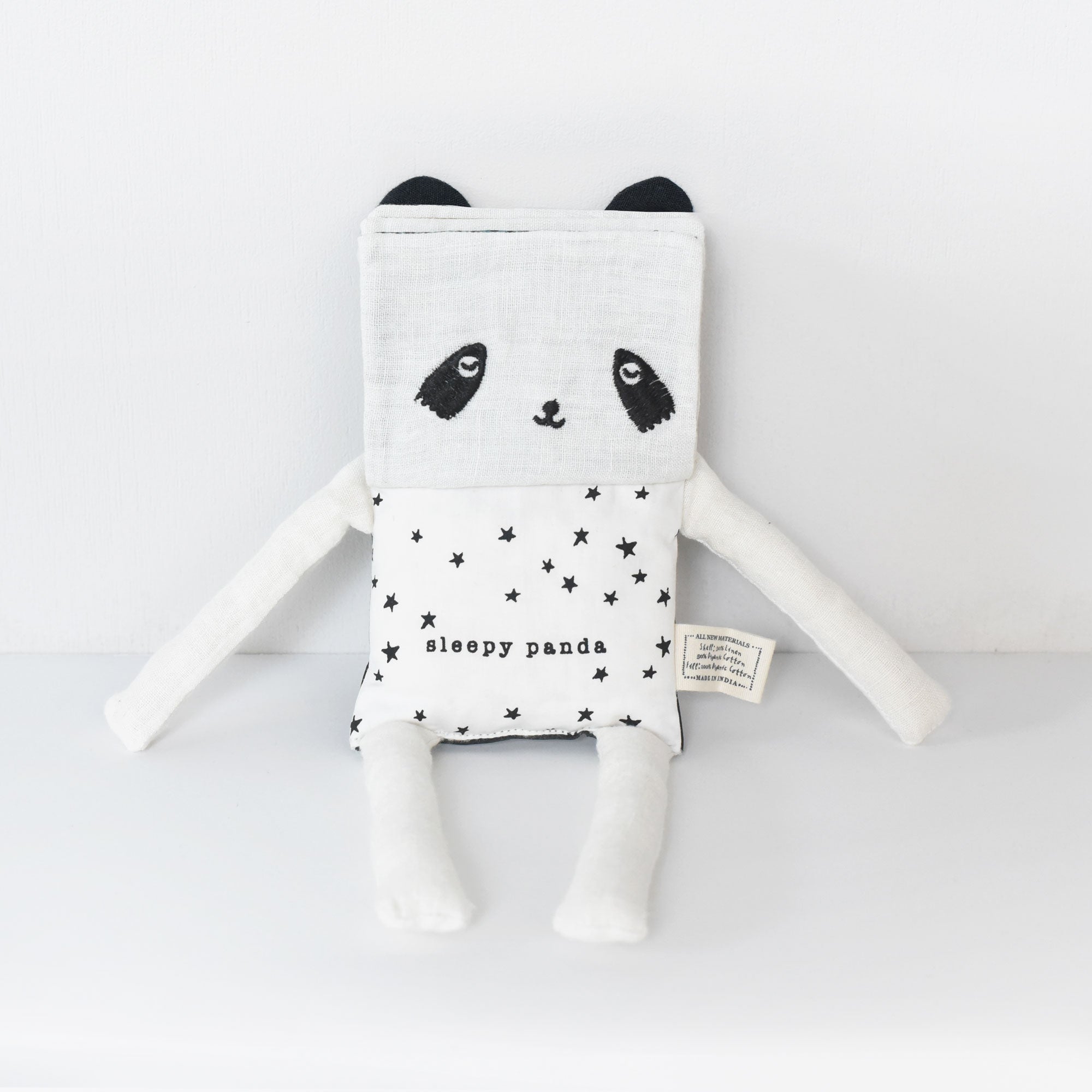 Organic Panda Flippy Friend | Wee Gallery - additional view