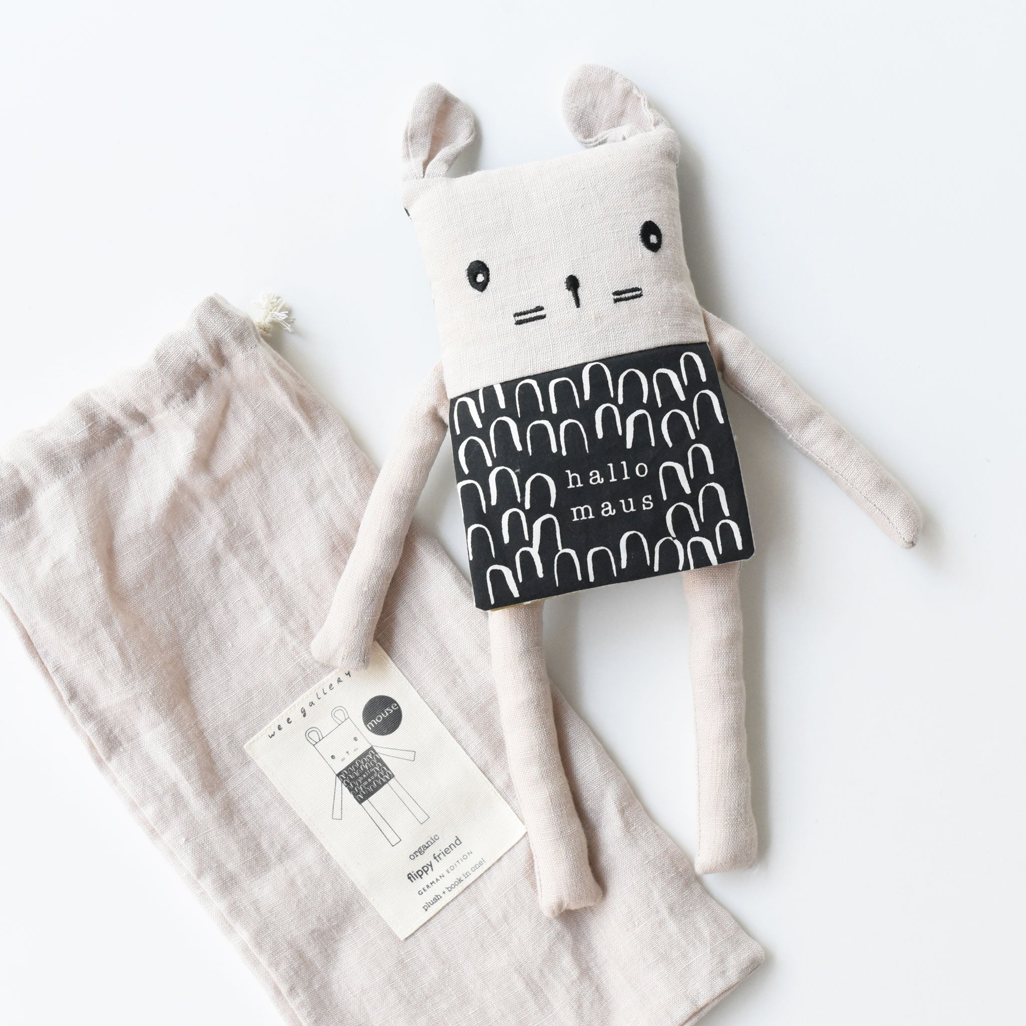 Organic Mouse Flippy Friend (German Edition) | Wee Gallery - additional view