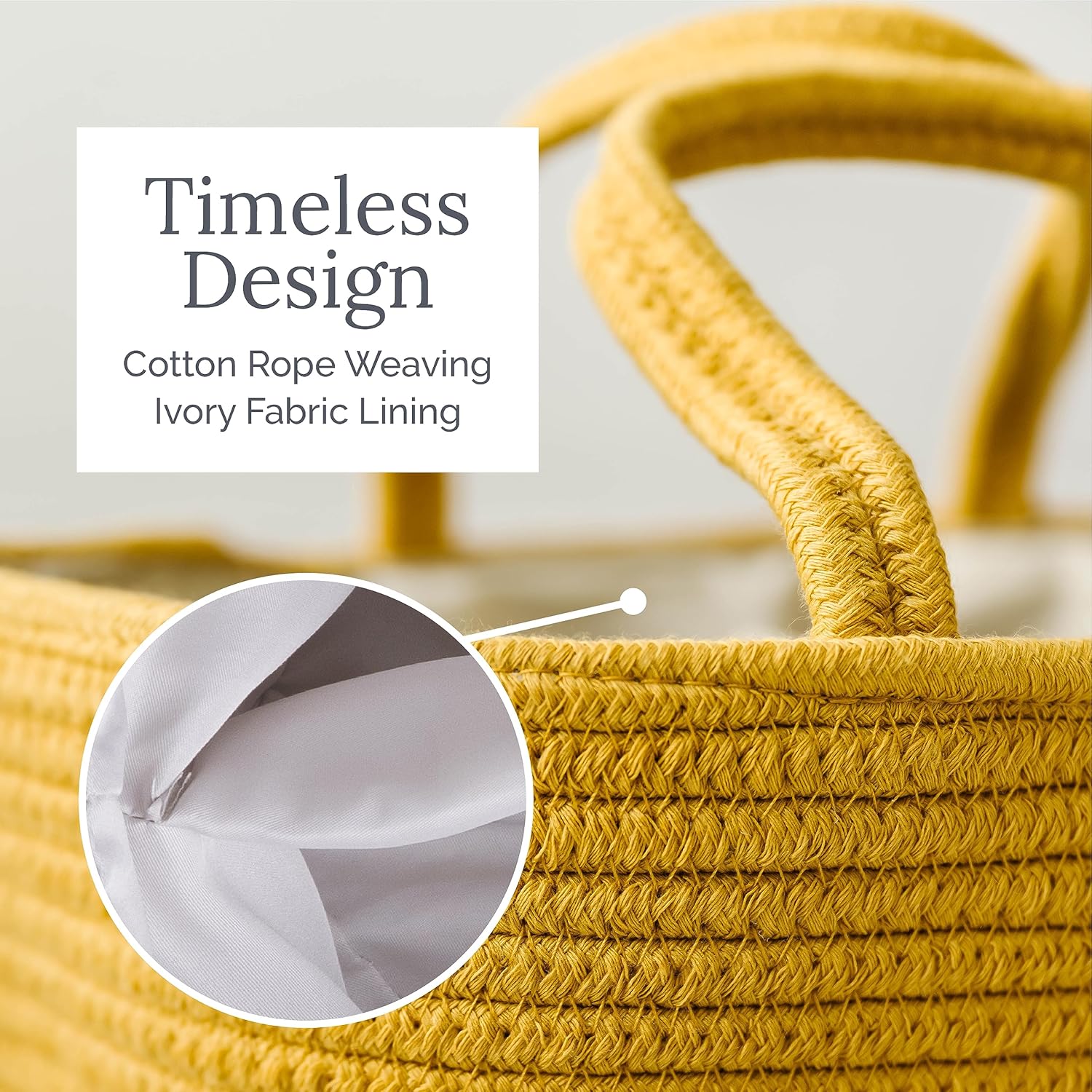 Rope Diaper Caddy | Natemia - additional view