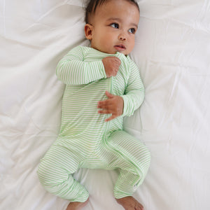 Pear Stripe Bamboo Sleeper | Motette