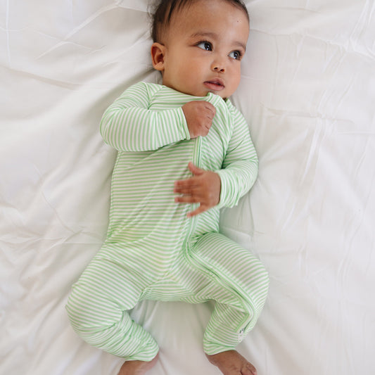 Pear Stripe Bamboo Sleeper