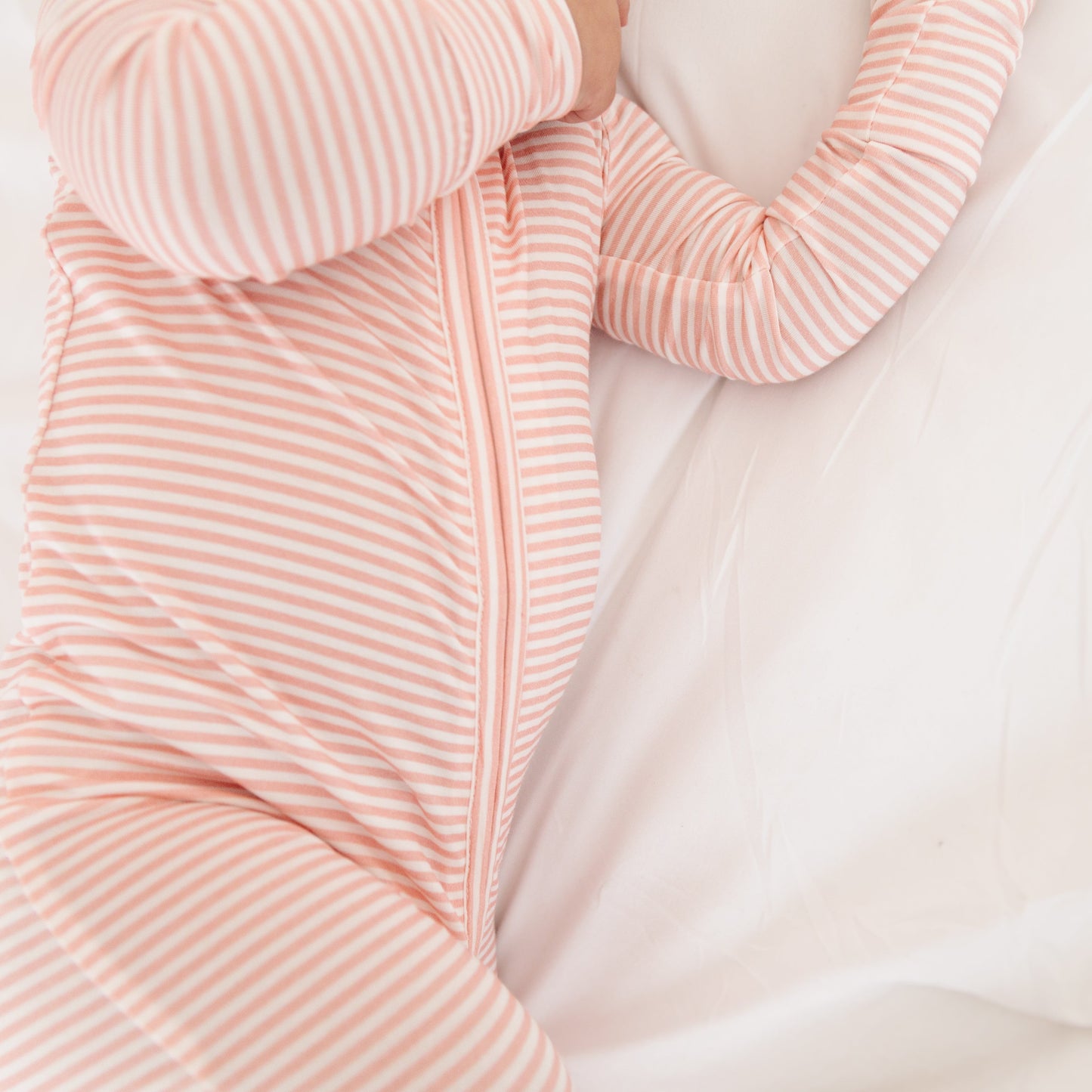 Peony Stripe Bamboo Sleeper