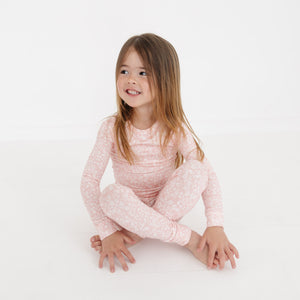 Petite Fleur Bamboo Toddler Pajama Set | Motette
