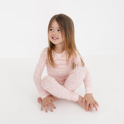 Motette Petite Fleur Bamboo Toddler Pajama Set
